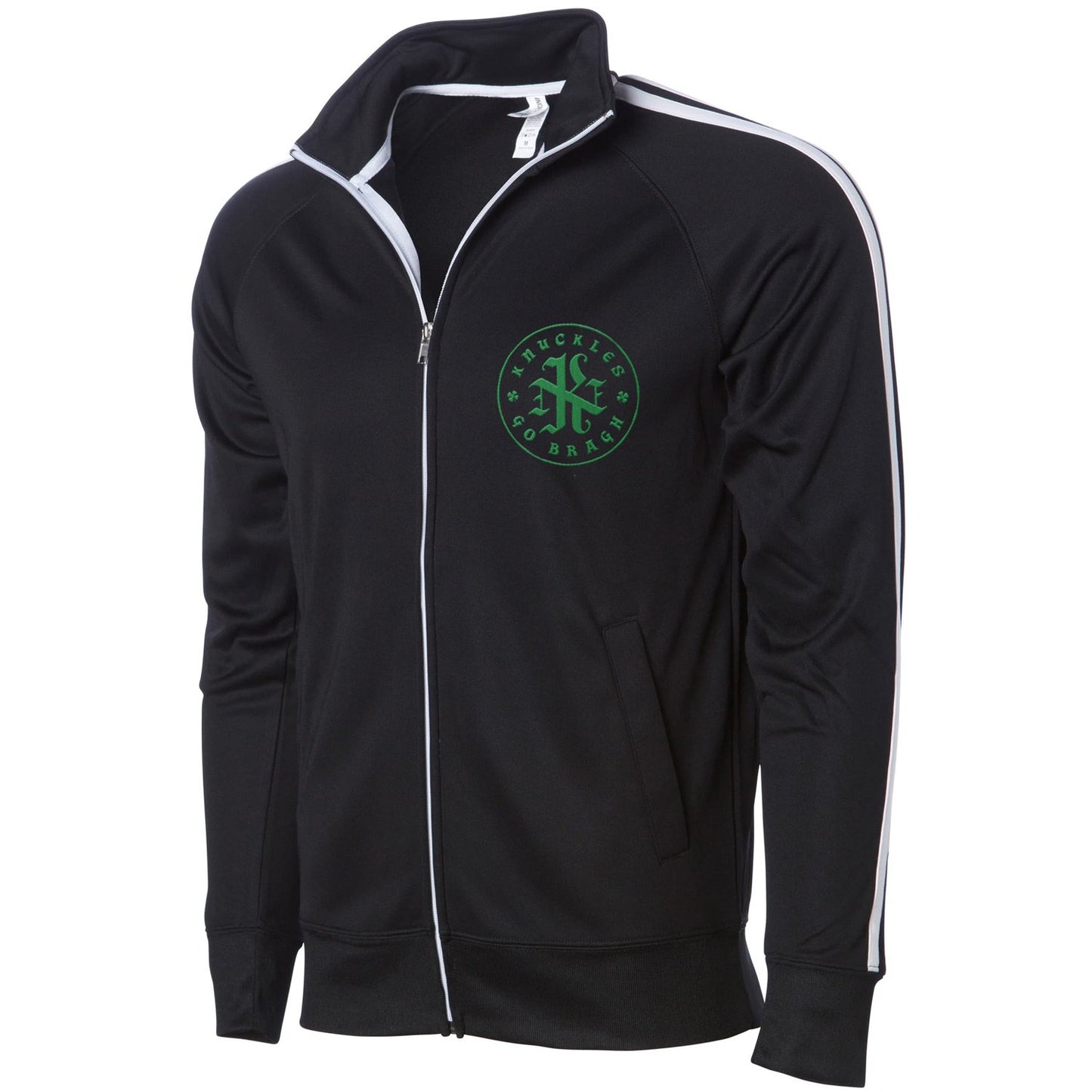 Knuckles Go Bragh Unisex Track Jacket, Black