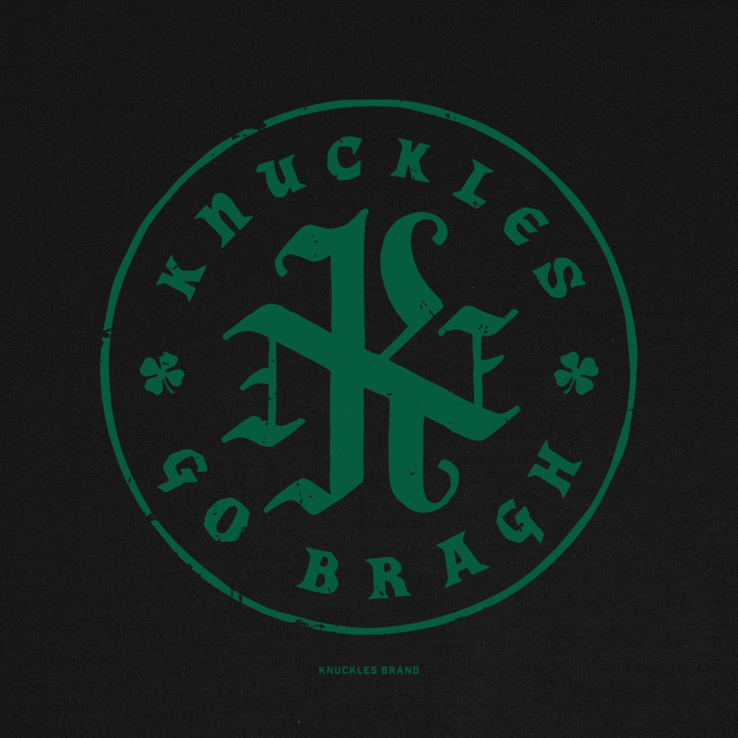 KNUCKLES GO BRAGH Unisex Long Sleeve TShirt, Black