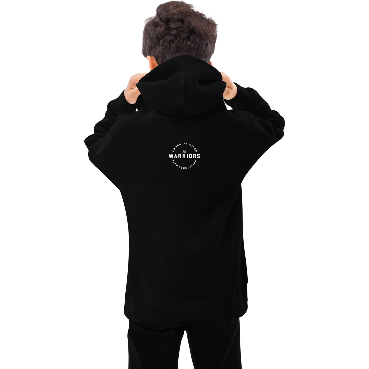 Heart of a Warrior Hoodie – Unisex Youth, Black