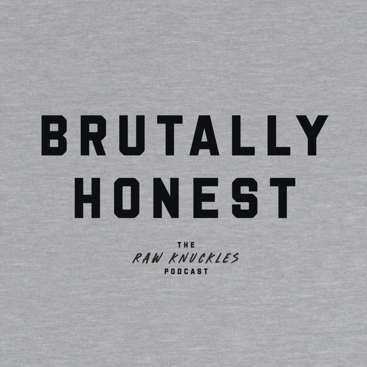 RAW KNUCKLES Long Sleeve Tshirt, Sport Grey