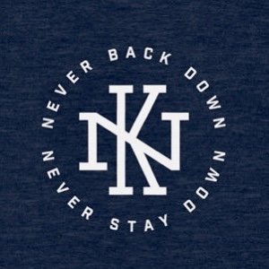 Knuckles Nilan 30 "Badge T" - Unisex Short Sleeve TShirt, Heather Navy