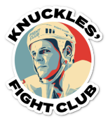 Knuckles' Fight Club Die Cut Sticker