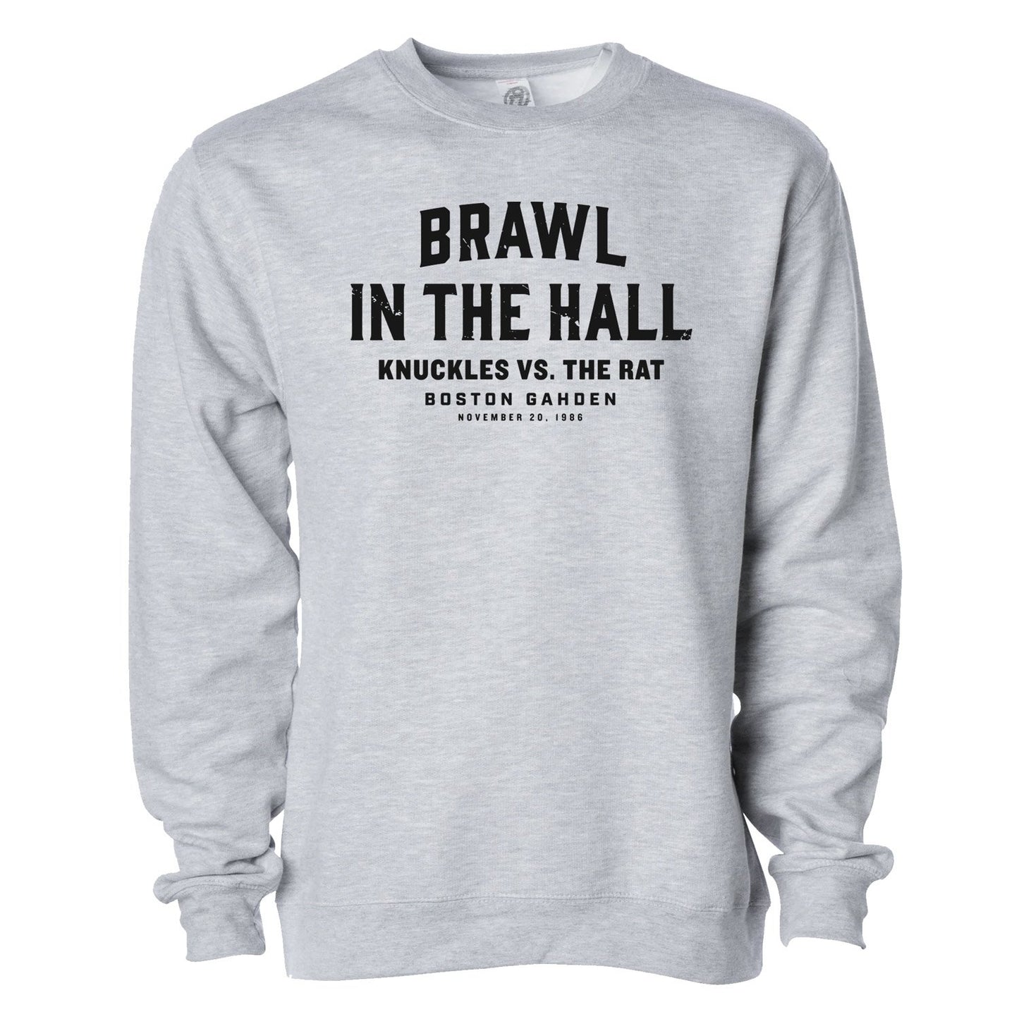 Brawl Unisex Crewneck Sweatshirt, Heather Grey