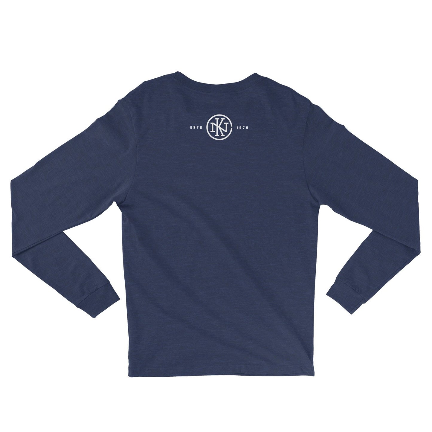 Knuckles 30 Unisex Long Sleeve Tshirt, Heather Navy