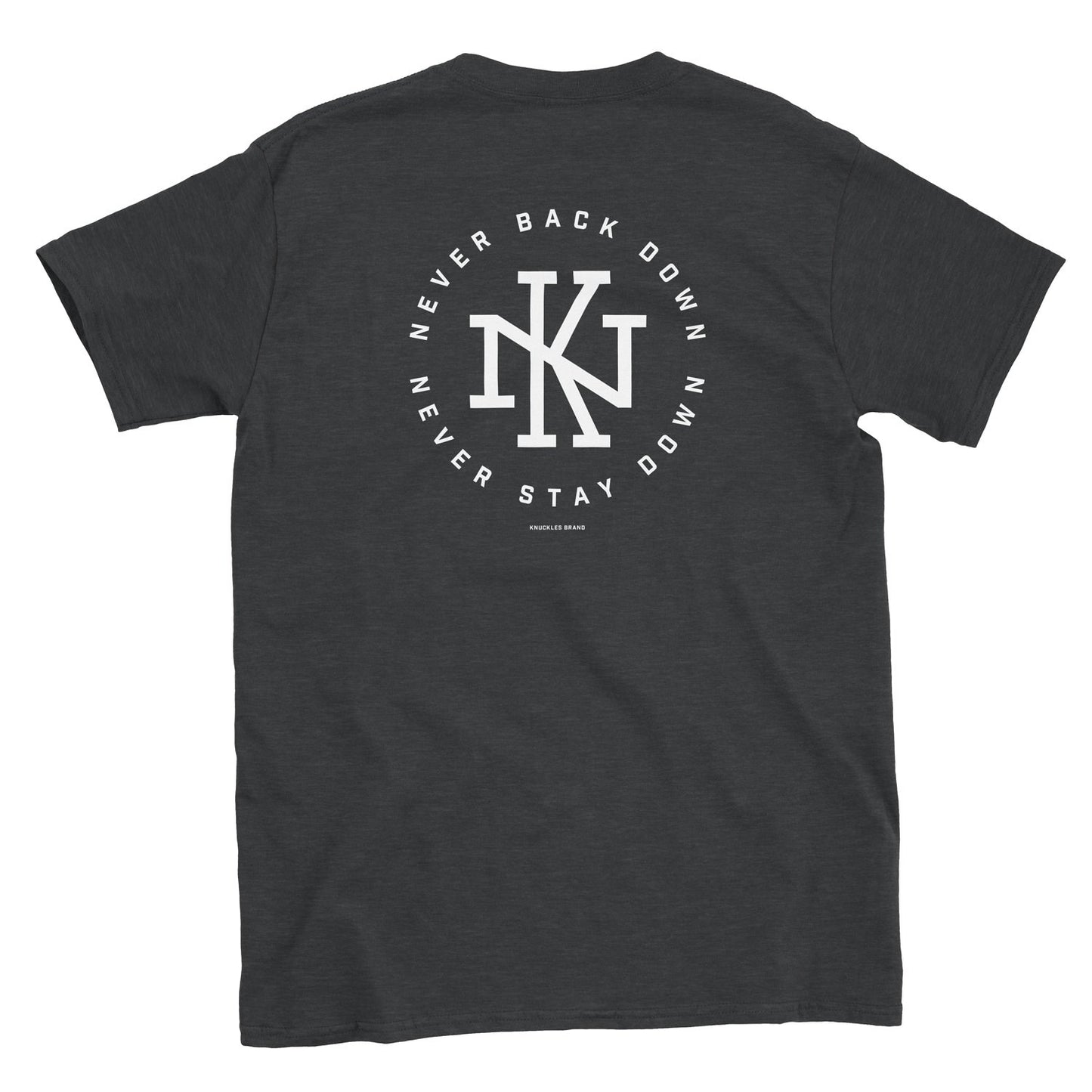 KNUCKLES Collar Bone T - Unisex Short Sleeve T-Shirt, Pitch Black Mist