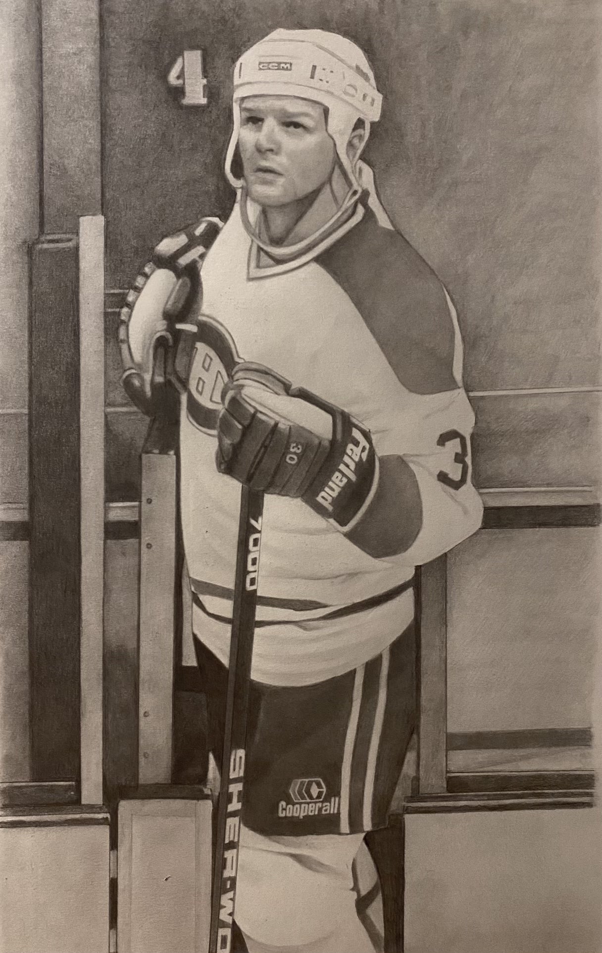 LIMITED EDITION 11"x17" Peter Chokly Print, Signed by Chris Nilan