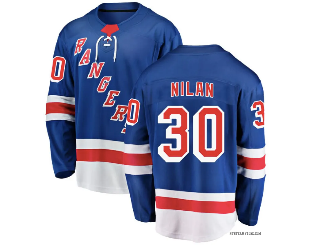 Rangers Home Jersey — NILAN 30 (Autographed)
