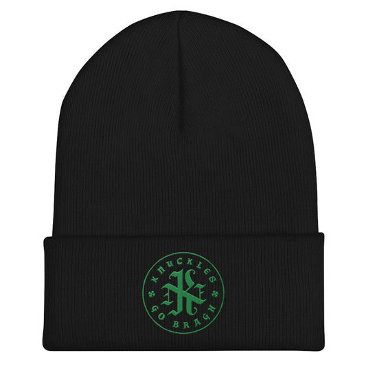 KNUCKLES GO BRAGH Cuffed Toque, Black