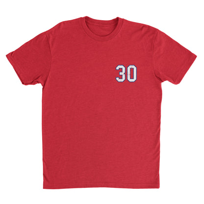 Knuckles 30 Jersey Tshirt, vintage red