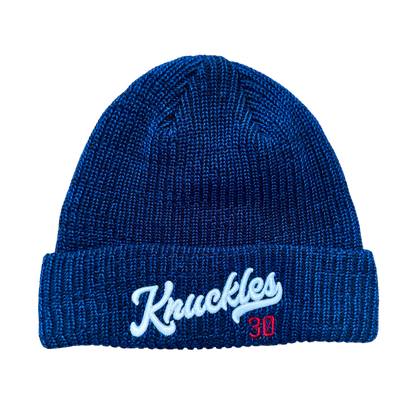 Knuckles 30 Cuffed Toque, Blue