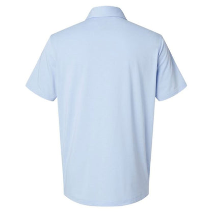 Knuckles Monogram Logo Adidas Golf Shirt, Blue Dawn