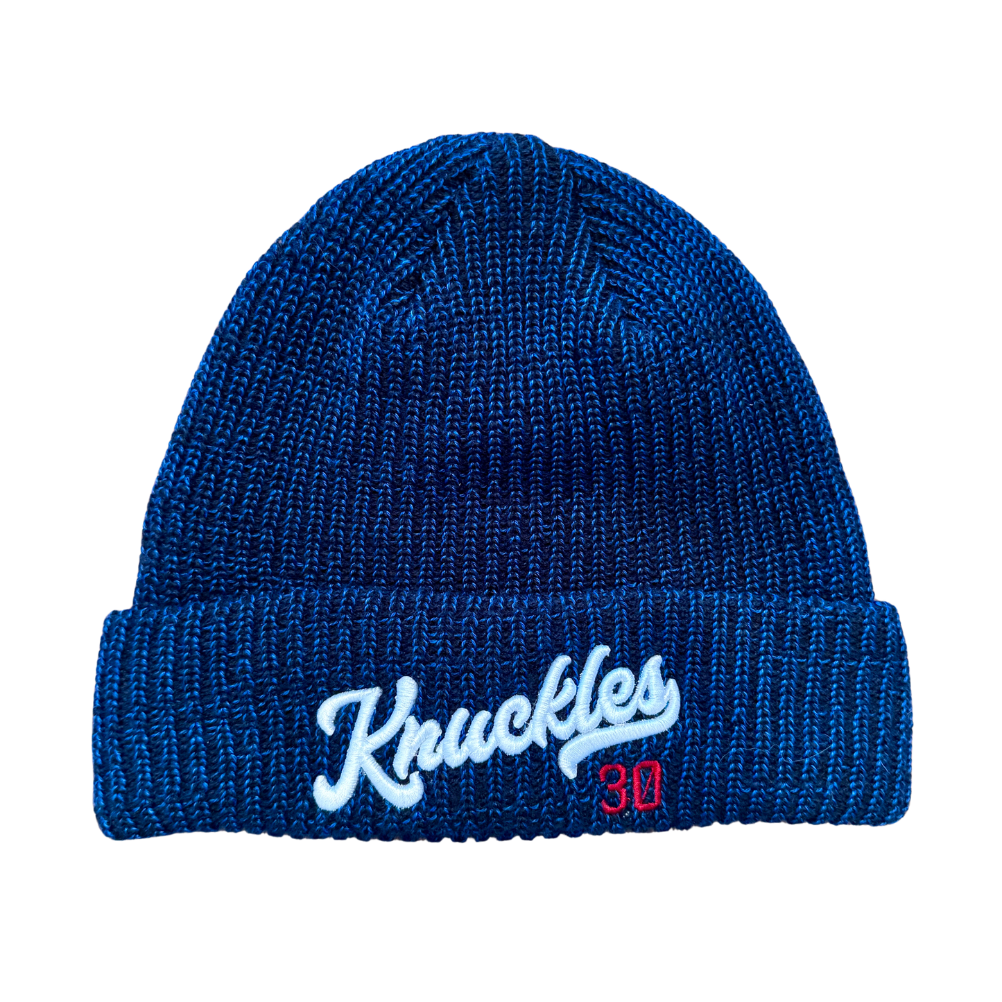 Knuckles 30 Cuffed Toque, Blue