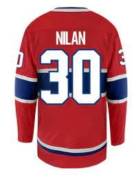 Habs Home Jersey — NILAN 30 (Autographed)