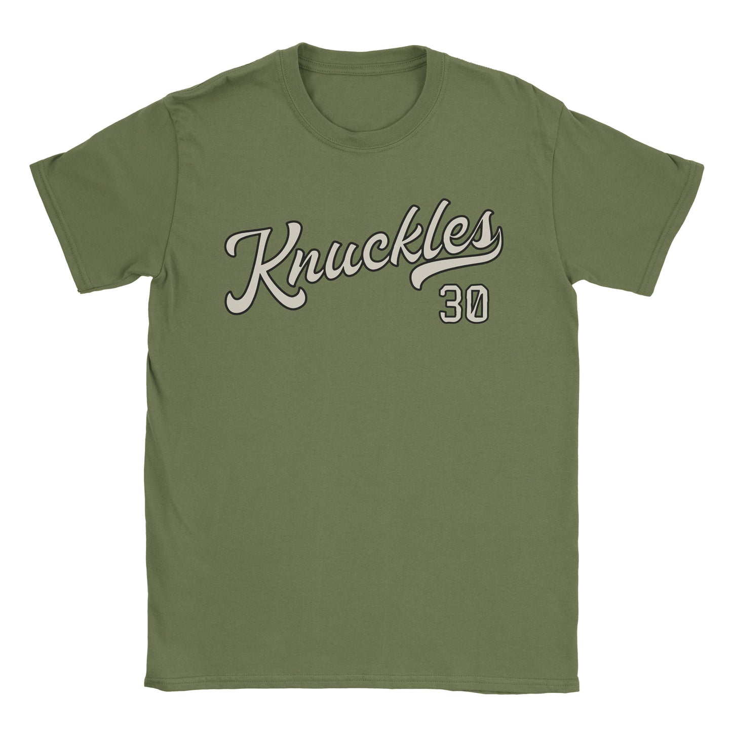 Knuckles 30 Script T, Military Green